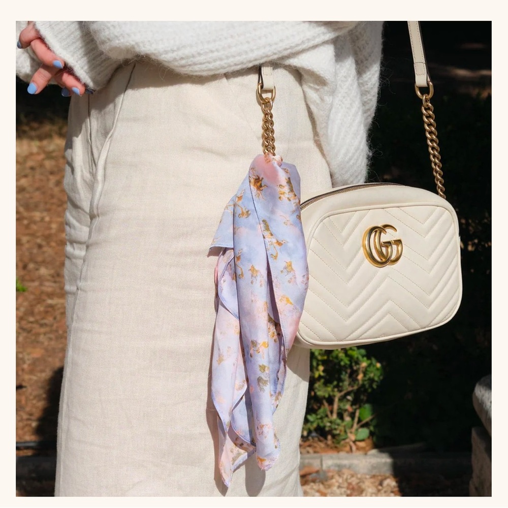 Common Era Botticelli's Daydream Satin Hair Scarf